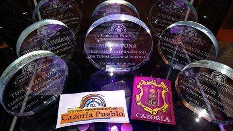 Premios del I Certamen Internacional de Tunas Cazorla Pueblo